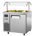 12 Topping Refrigerated Island Topping Bar