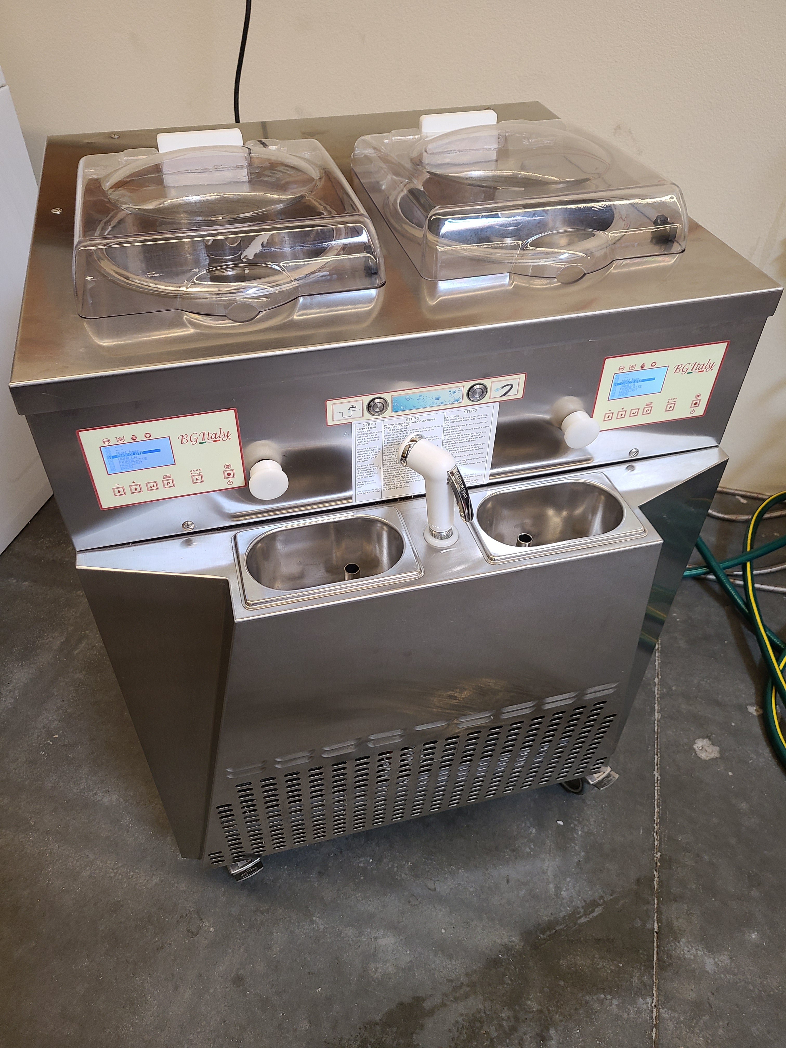 BG Italy - Carpigiani 2 flavor gelato batch freezer