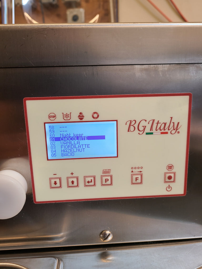 BG Italy - Carpigiani 2 flavor gelato batch freezer