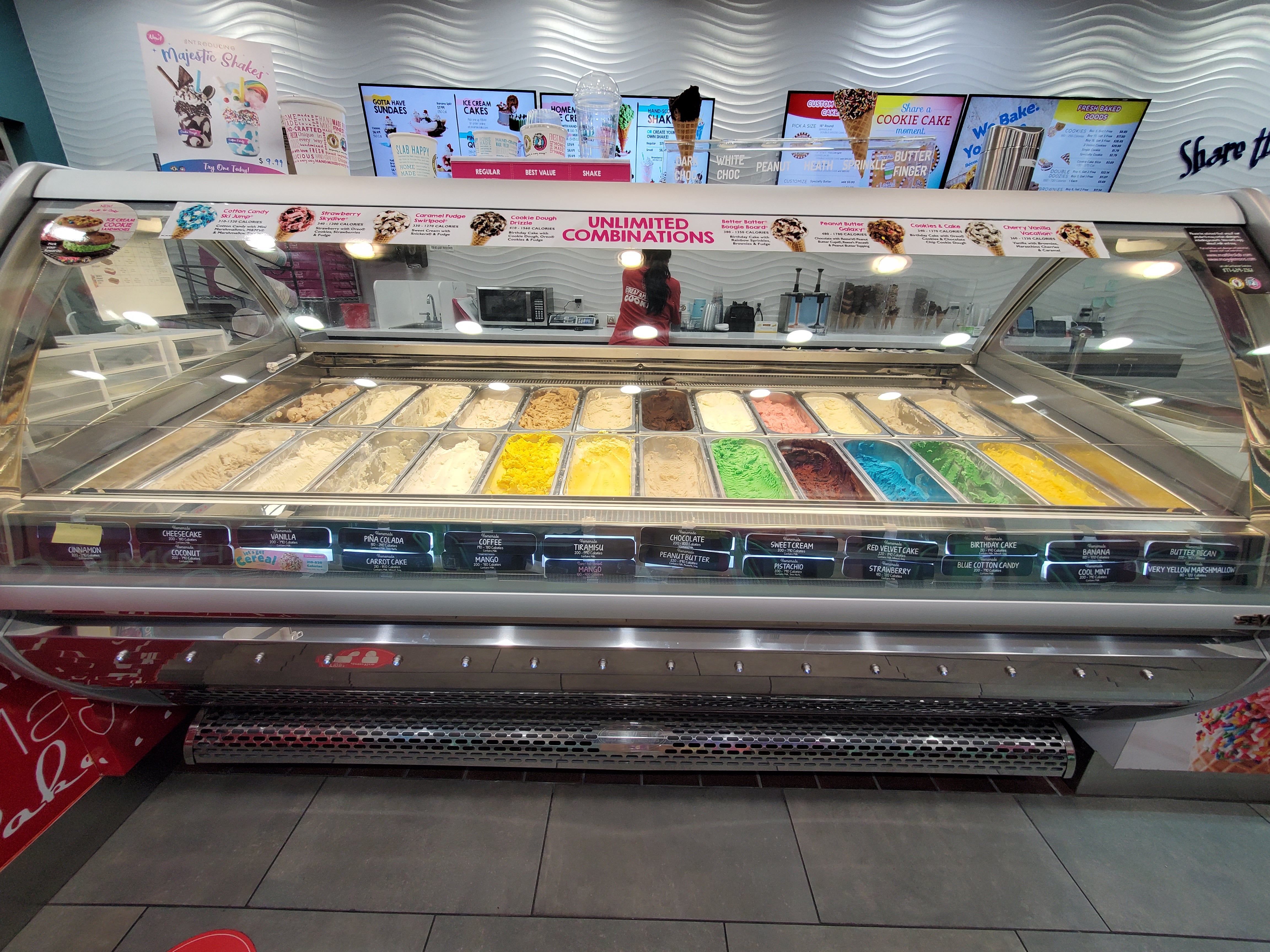 2020 Full Marble Slab Great American Cookie Store w/ Warranty