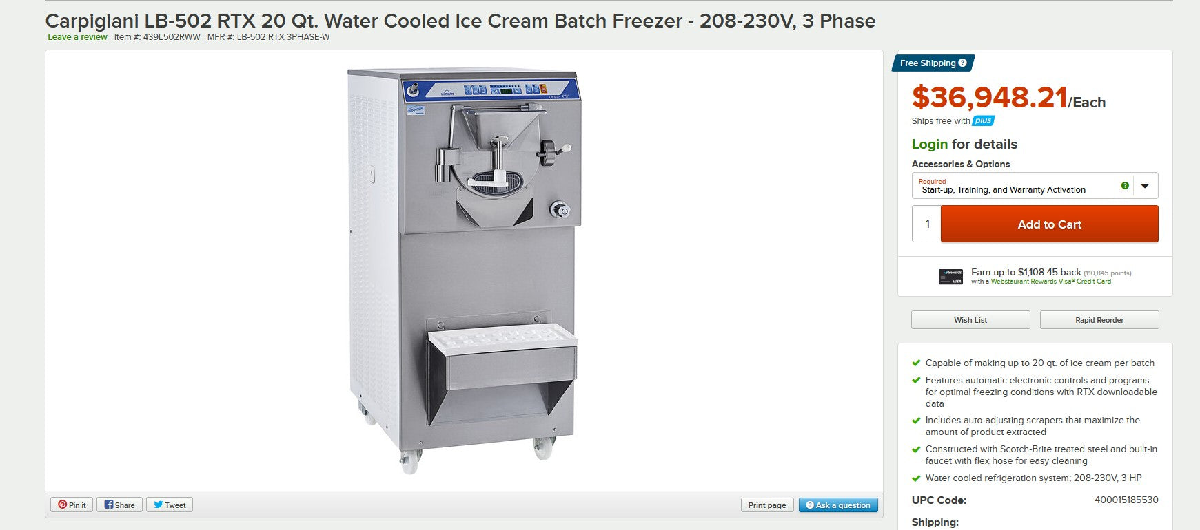 2020 Full Marble Slab Great American Cookie Store w/ Warranty