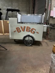 Italian Ice Push Cart with sink - Never Used