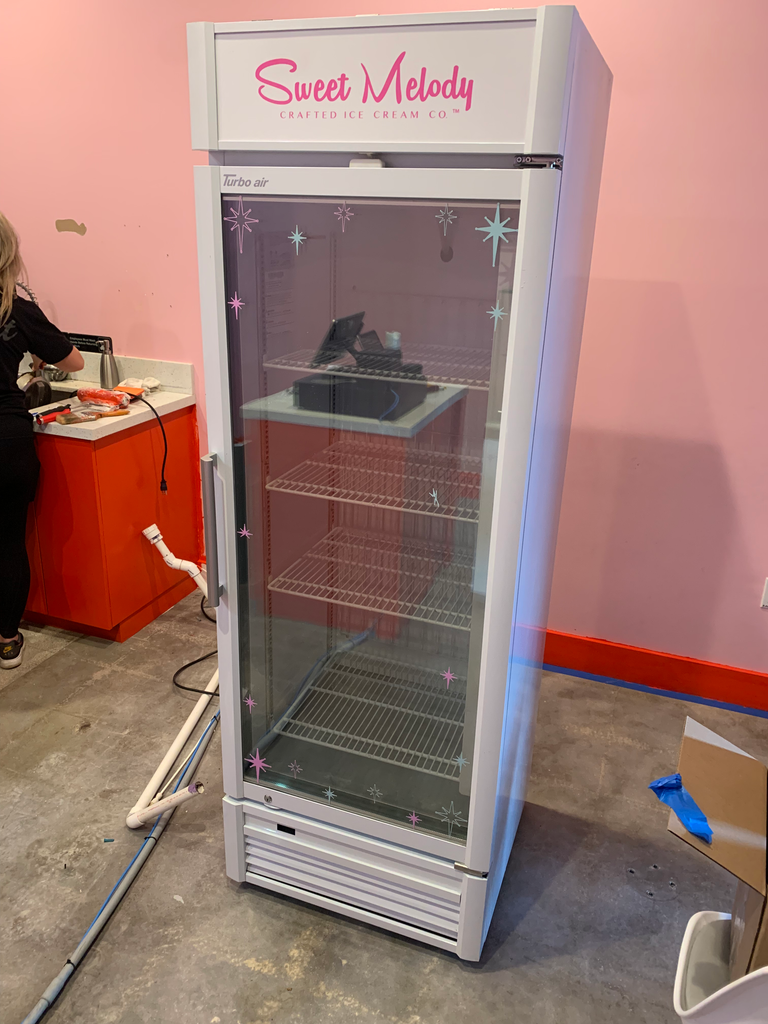 2020 Turbo Glass Single Door Merchandising Freezer