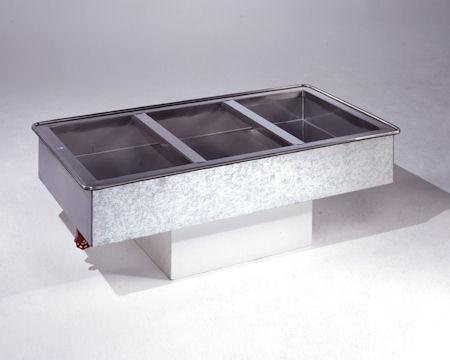 Atlas Metal WIC-1 Cold 6 Pan Topping Bar