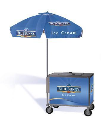 BDC8 Cold Plate Ice Cream Cart