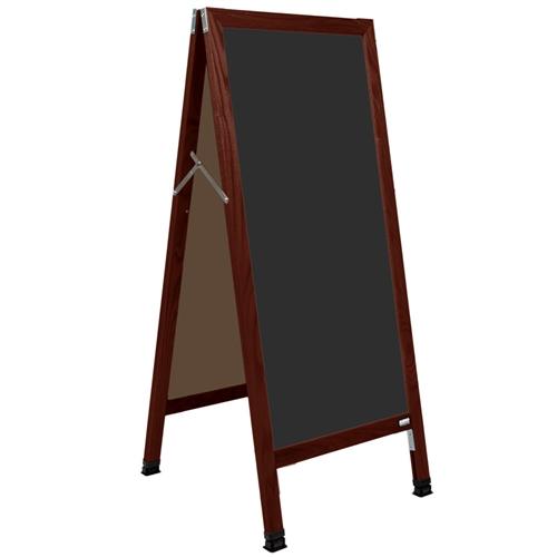 Cherry A-Frame Black Chalkboard