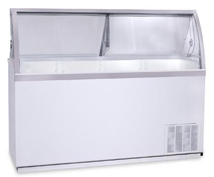 Global/Kelvinator CKDC67V (WIDE) Curved Front VisiDipper Ice Cream Dipping Cabinet- Dipping Cabinet -TurnKeyParlor.com