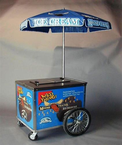 Nelson BDC6 Ice Cream Cold Plate Cart