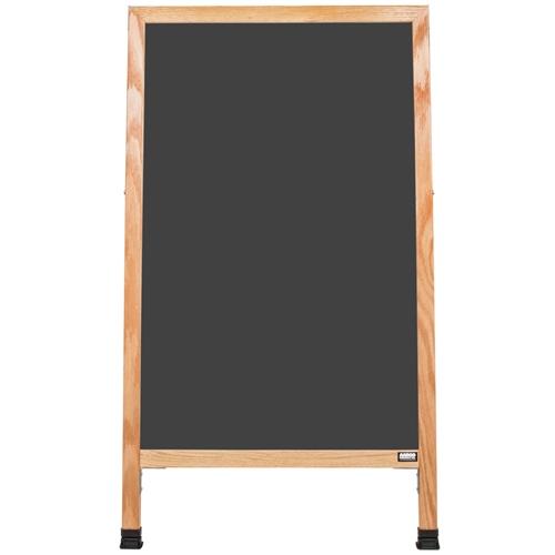 Oak A-Frame Black Chalkboard