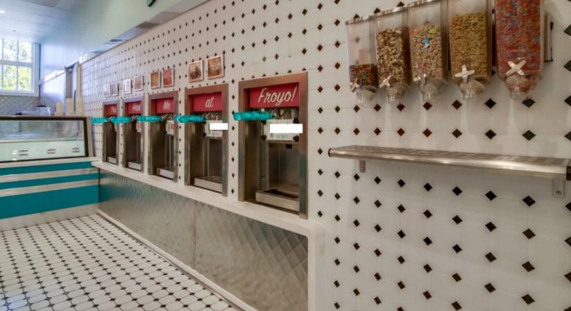 Retro Full Froyo and Ice Cream Store with 5 Stoelting Machines