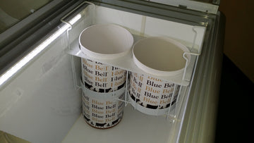 8 Flavor Commercial Ice Cream Dipping Cabinet