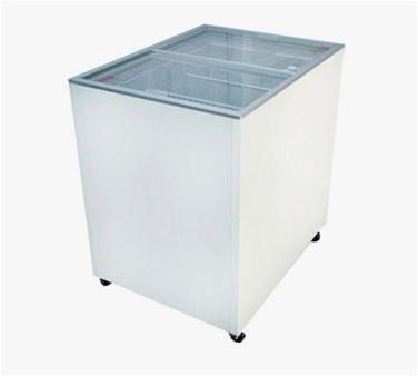 TEURO-5HC commercial display glass top chest freezer w/ Warranty
